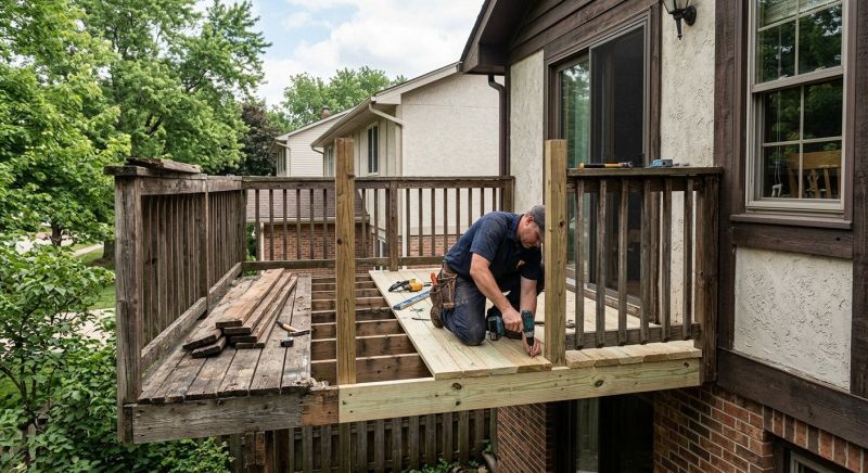 Balcony Post Repair in Seattle, WA