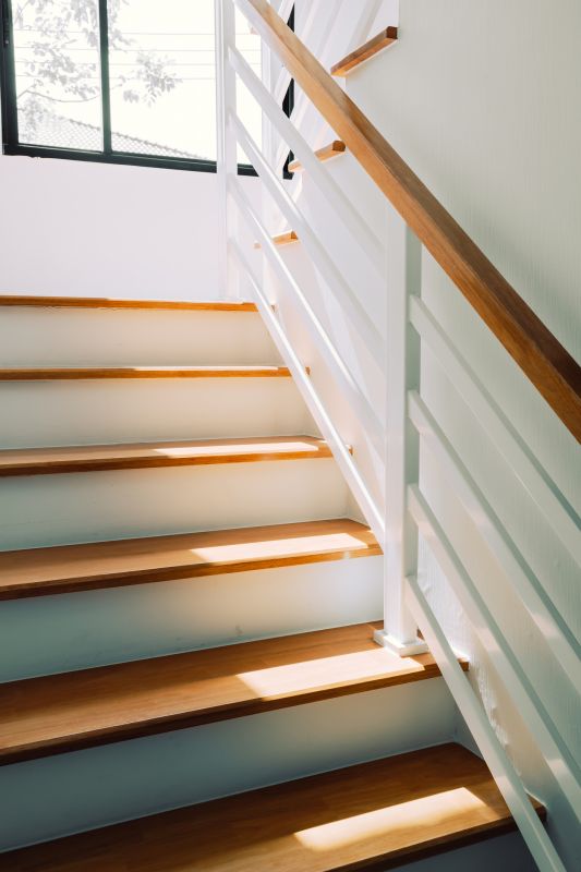 Curved Staircase Installation in Olathe, KS