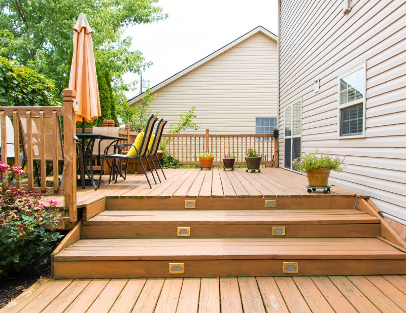 Deck Stairs Installation in Conroe, TX