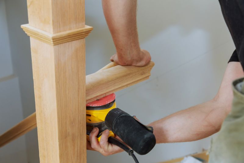Wooden Banister Installation in Kansas City, KS
