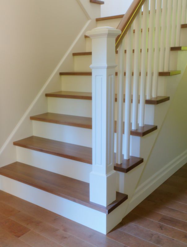 Wooden Banister Installation in Alpharetta, GA